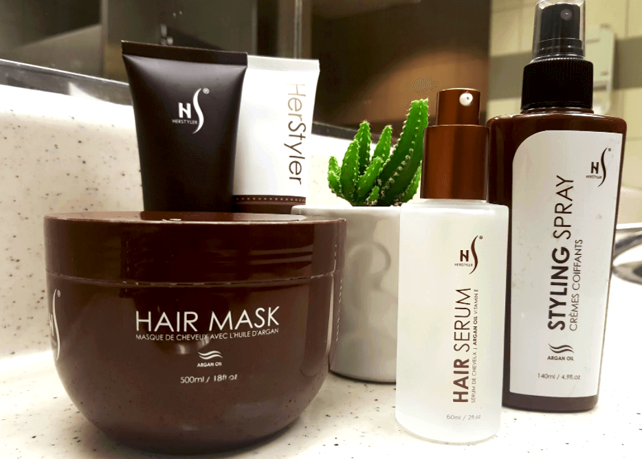 Herstyler Argan Oil Complete Hair Care Set product review