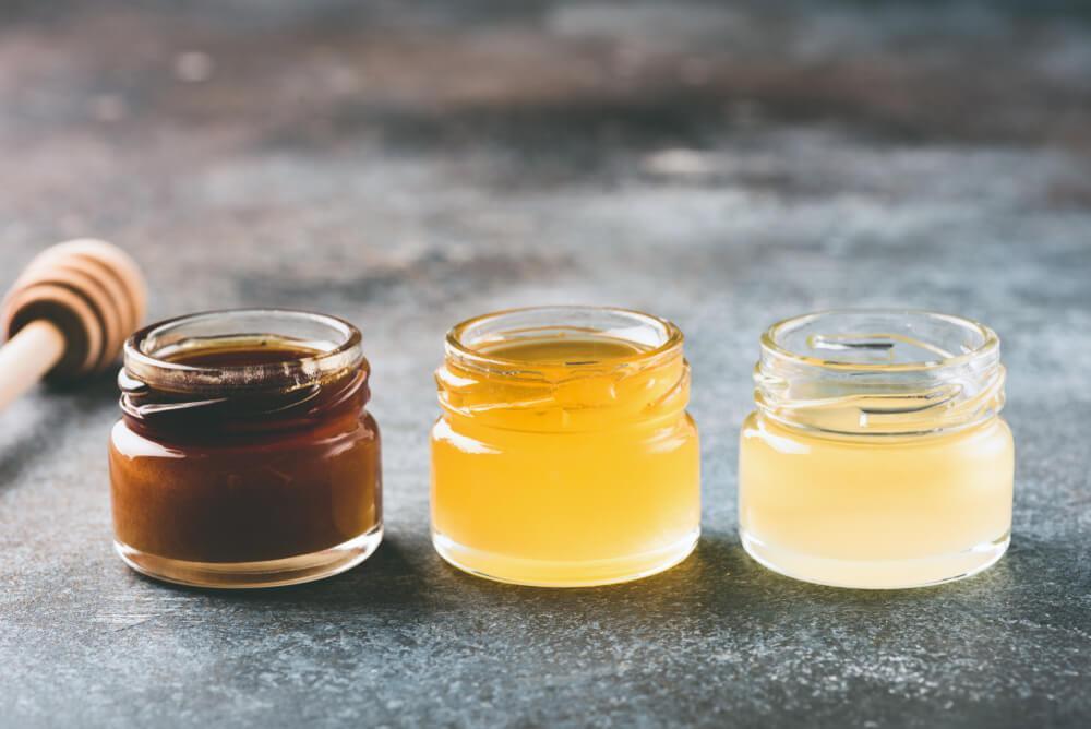 3 jars of honey