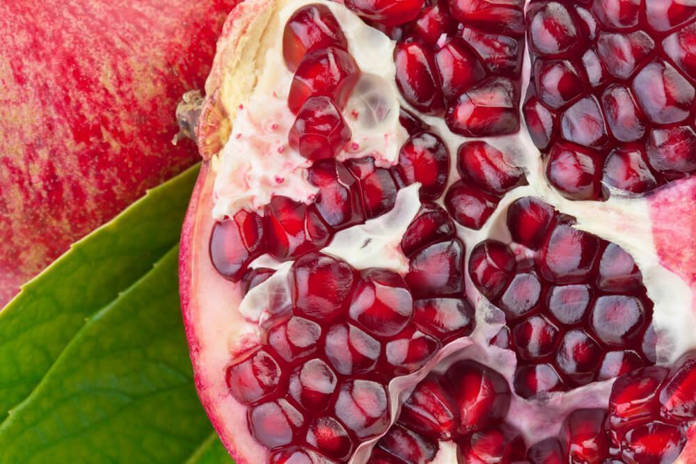 Close up of pomegranate
