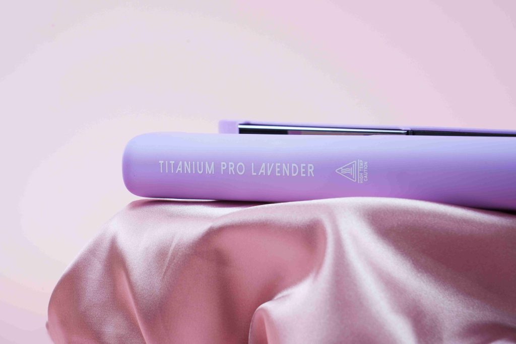 Titanium Pro Lavender flat iron from Evalectric