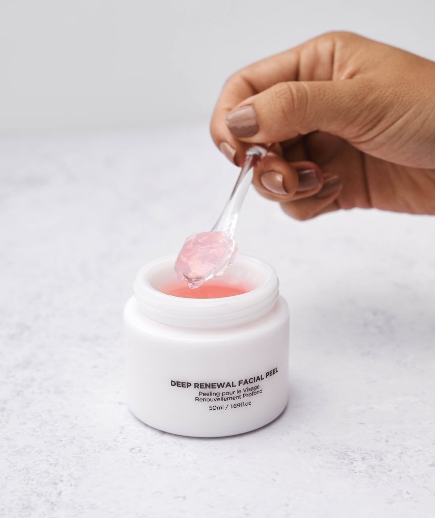 Using the Voupre exfoliating peeling gel
